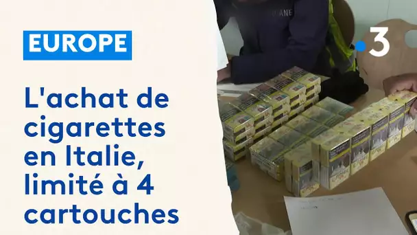 Désormais, l'achat de cigarettes en Italie, limité à 4 cartouches, doit être pour un usage personnel