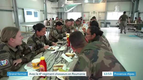 Le quotidien du 4e régiment de chasseurs de Gap en Roumanie