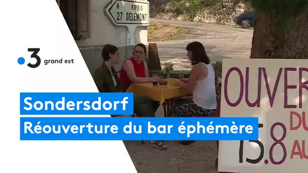 Sondersdorf : l'ouverture éphémère du bar