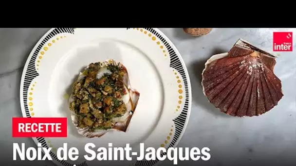 Les  noix de Saint-Jacques - Les recettes de François-Régis Gaudry