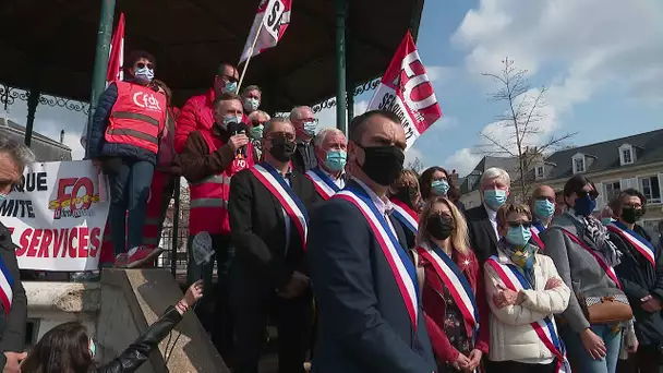 Sarthe : mobilisation pour sauver l'hôpital de Montval-sur-Loir