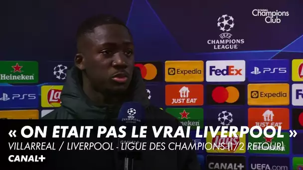 La réaction d'Ibrahima Konaté - Villarreal / Liverpool - Ligue des Champions