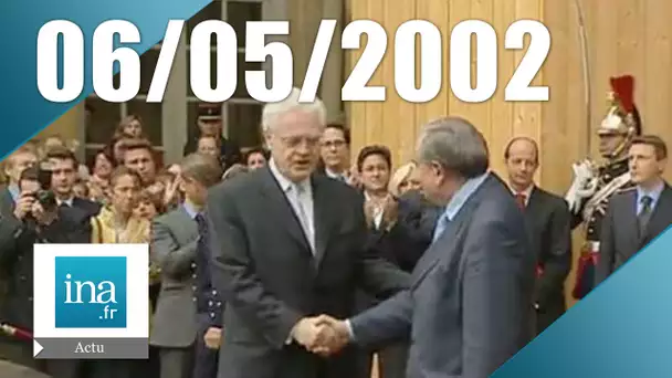 20h France 2 du 06 mai 2002 - Jean-Pierre Raffarin nommé 1er ministre | Archive INA
