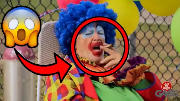 Un clown surpris en train de fumer devant des enfants ! | Juste pour rire Gags