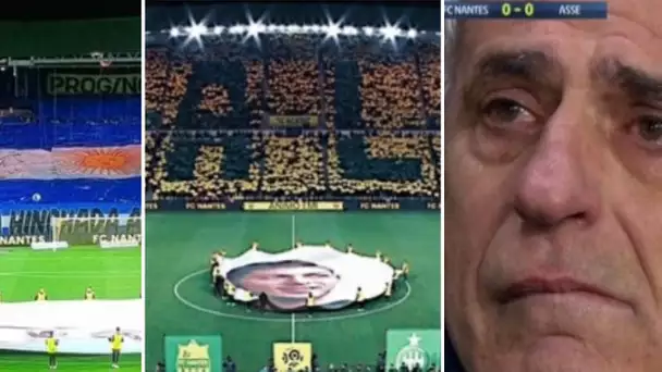 Magnifiques tifos pour Emiliano SALA à NANTES ASSE, Hommage emiliano sala