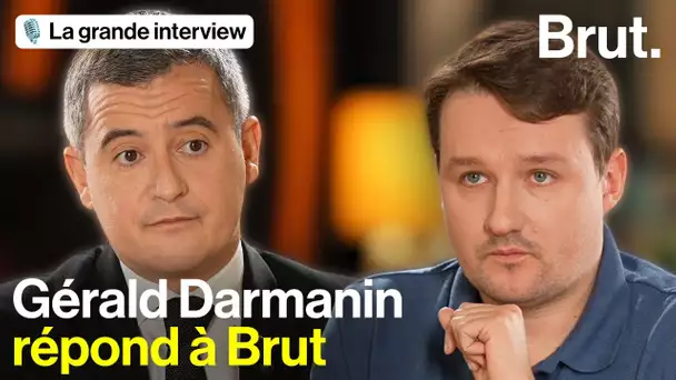 Gérald Darmanin répond à Brut