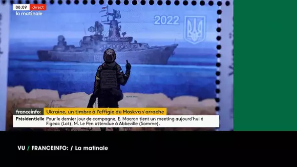 Vu du 23/04/22 - Ukraine, le timbre de la résistance