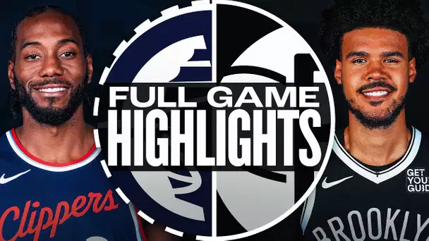 CLIPPERS at NETS | FULL GAME HIGHLIGHTS | March 28, 2025