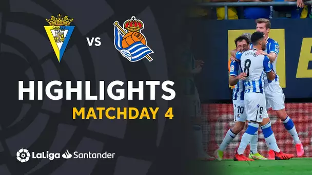 Resumen de Cádiz CF vs Real Sociedad (0-2)