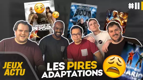 Les 10 PIRES adaptations JV au cinéma | JEUXACTU #11