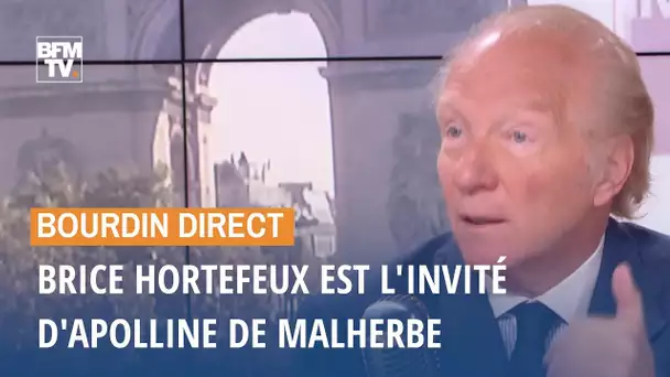 Brice Hortefeux est l'invité d'Apolline de Malherbe