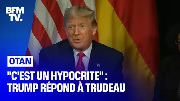 "C'est un hypocrite": Trump répond à une petite phrase de Trudeau