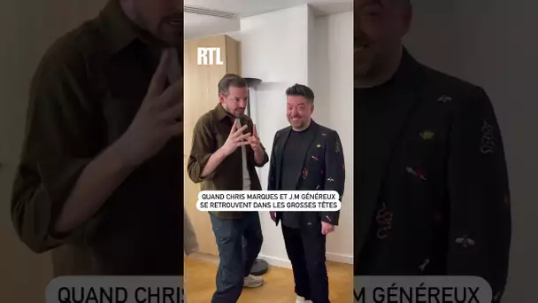 Quand Chris Marques et Jean-Marc Généreux se retrouvent dans "Les Grosses Têtes"