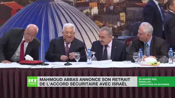 Mahmoud Abbas annonce son retrait de l’accord de sécurité avec Israël