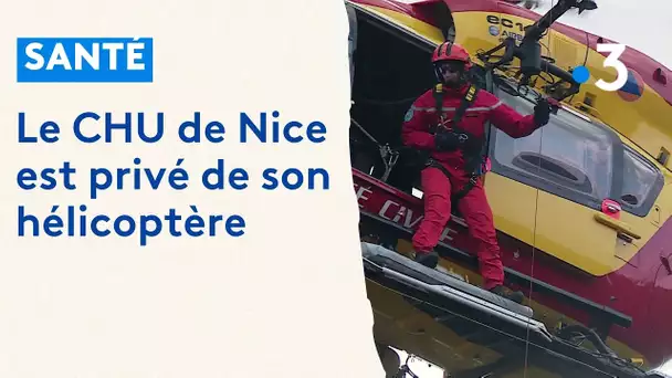 Le CHU de Nice est privé de son hélicoptère