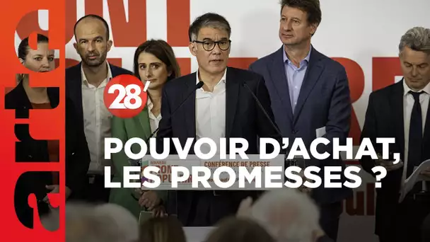 Pouvoir d’achat : la surenchère des promesses ? - 28 Minutes - ARTE
