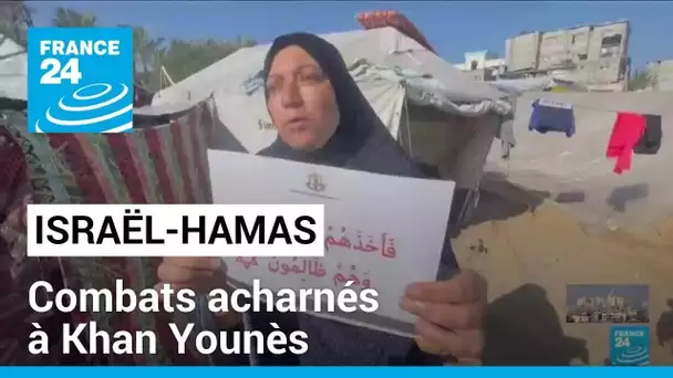 Israël-Hamas : combats acharnés à Khan Younès • FRANCE 24