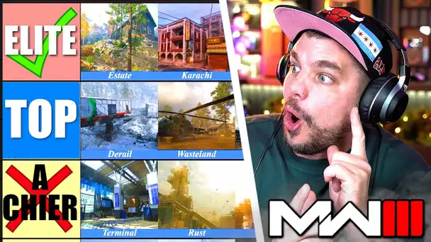 Les PIRES MAPS de CALL OF DUTY: MW3... (Tier list)