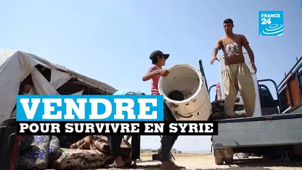Des déplacés syriens contraints de vendre leurs biens pour survivre