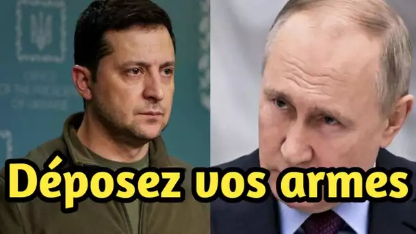 Guerre en Ukraine : Zelensky appelle les soldats russes à "déposer les armes"