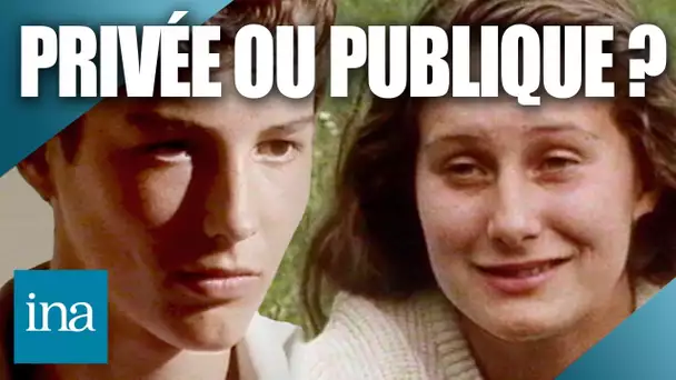 Publique ou privée ? À chacun son école en 1985☝️ | INA Société