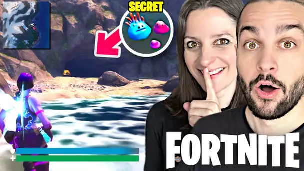 ON A TROUVE UNE GROTTE SECRETE SUR FORTNITE CHAPITRE 5 !