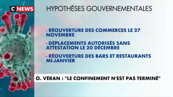 «Le confinement n'est pas terminé», affirme Olivier Véran