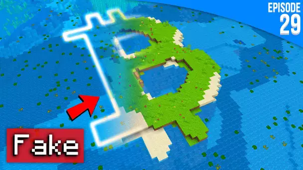 J'ai construit une île en forme de Bitcoin... (pour être riche) - Minecraft Moddé S6 | Episode 29