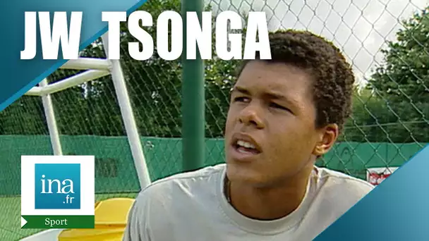 2001 : Jo-Wilfried Tsonga, champion d'Europe de tennis 15/16 ans | Archive INA