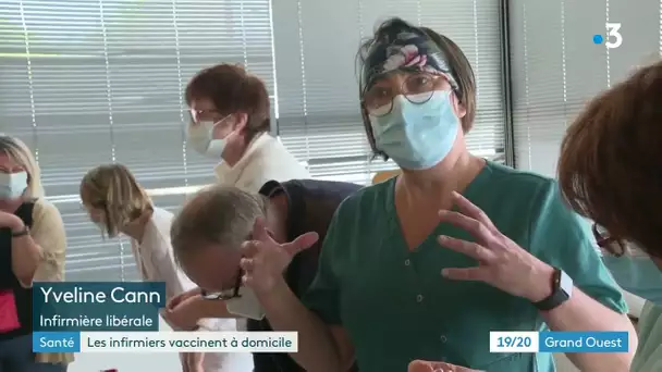 Vaccins anti-Covid 19 : A Plougastel-Daoulas, les infirmiers se serrent les coudes pour ne pas jeter