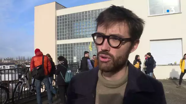 Runa, militant d'Extinction Rebellion à Bordeaux, explique la "réquisition" d'un bâtiment à Cenon