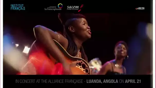 MAREMA Prix Découvertes RFI 2014 en concert à Luanda 21 avril 2015
