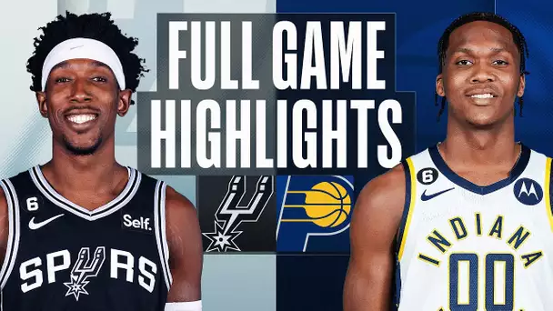 SPURS at PACERS | NBA FULL GAME HIGHLIGHTS | October 21, 2022