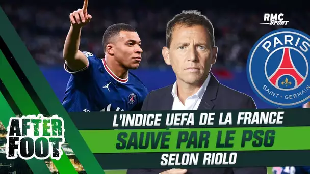 Coupes d'Europe : "L'indice UEFA de la France ne tient que par le PSG" constate Riolo (After Foot)