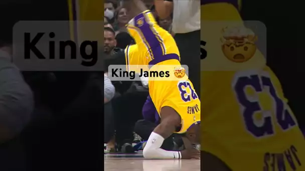 LeBron James Gets The TOUGH And-1 & JUMPS UP After! 👀🔥| #Shorts