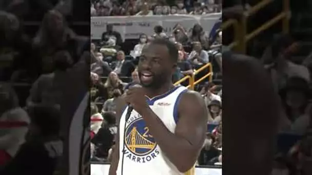 "I Look Forward To Living Here One Day" - Draymond Green Thanks Tokyo #NBAJapanGames | #Shorts