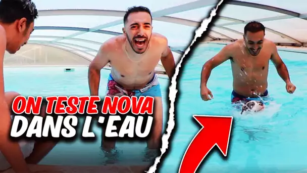 JE FAIS NAGER NOVA POUR LA PREMIÈRE FOIS DANS LA PISCINE .. ÇA FINI MAL !