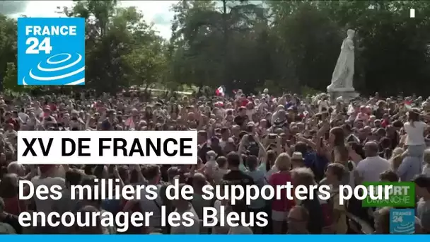 XV de France : à Rueil-Malmaison, des milliers de supporters pour encourager les Bleus
