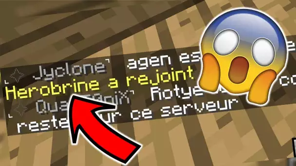 HEROBRINE A REJOINT LE SERVEUR ! PRANK TROLL MINECRAFT FRANCAIS