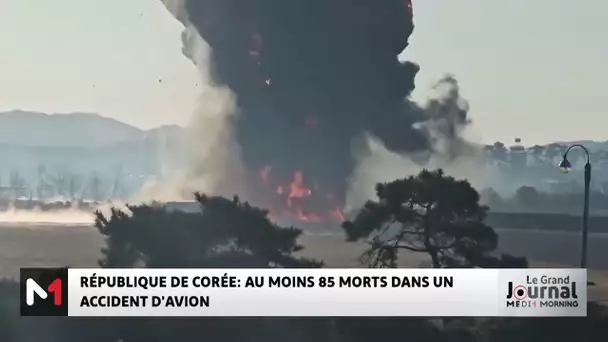 République de Corée : au moins 85 morts dans un accident d´avion