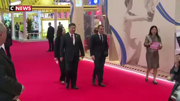 A Shanghai, Emmanuel Macron appelle la Chine à s'ouvrir davantage
