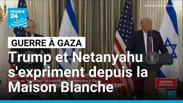 REPLAY : le point-presse de Donald Trump et Benjamin Netanyahu à la Maison Blanche • FRANCE 24