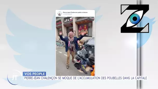 [Zap Télé] Pierre-Jean Chalençon se moque de l'accumulation des poubelles dans Paris ! (14/03/23)