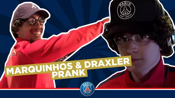 PRANK : MARQUINHOS & JULIAN DRAXLER MAKE A SURPRISE TO PSG KIDS!