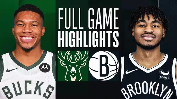 BUCKS at NETS | FULL GAME HIGHLIGHTS | November 6, 2023