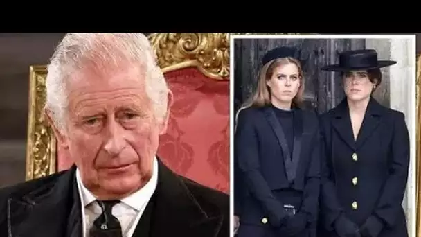 Le roi Charles devrait "rétrograder" les titres de Béatrice et Eugénie après le déménagement de la r