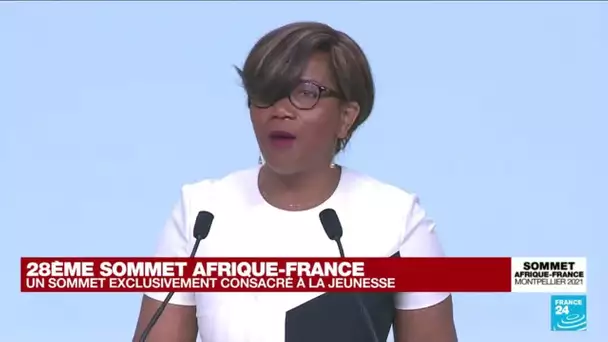 La ministre Elisabeth Moreno s'exprime au Sommet Afrique-France • FRANCE 24