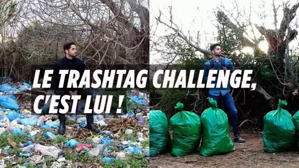 Le trashtag challenge, le défi de Younes pour nettoyer la planète