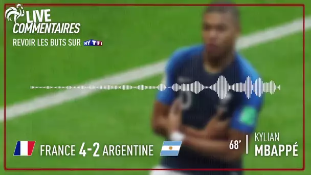 France 4-2 Argentine : Les commentaires de G. Margotton et B. Lizarazu sur le 2e but de Mbappé
