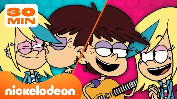 Bienvenue Chez Les Loud | 30 MIN des moments de romance de Luna & Sam | Nickelodeon France